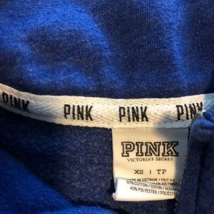 PINK Victoria's Secret Tops - Blue Quarter Zip (VS PINK) PINK Victoria's Secret Tops - Blue Quarter Zip (VS PINK)